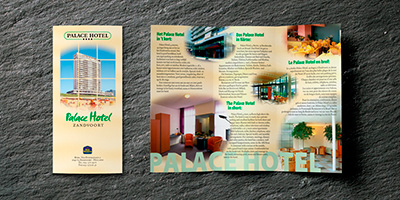 Folder voor het Palace Hotel, Zandvoort